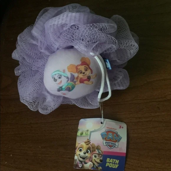 It’s bundle time! NWOT Paw Patrol Purple and Blue 2pc Bath Pouf Set - Picture 3 of 5